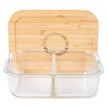 Life Without Waste Divided Glass Lunch Container