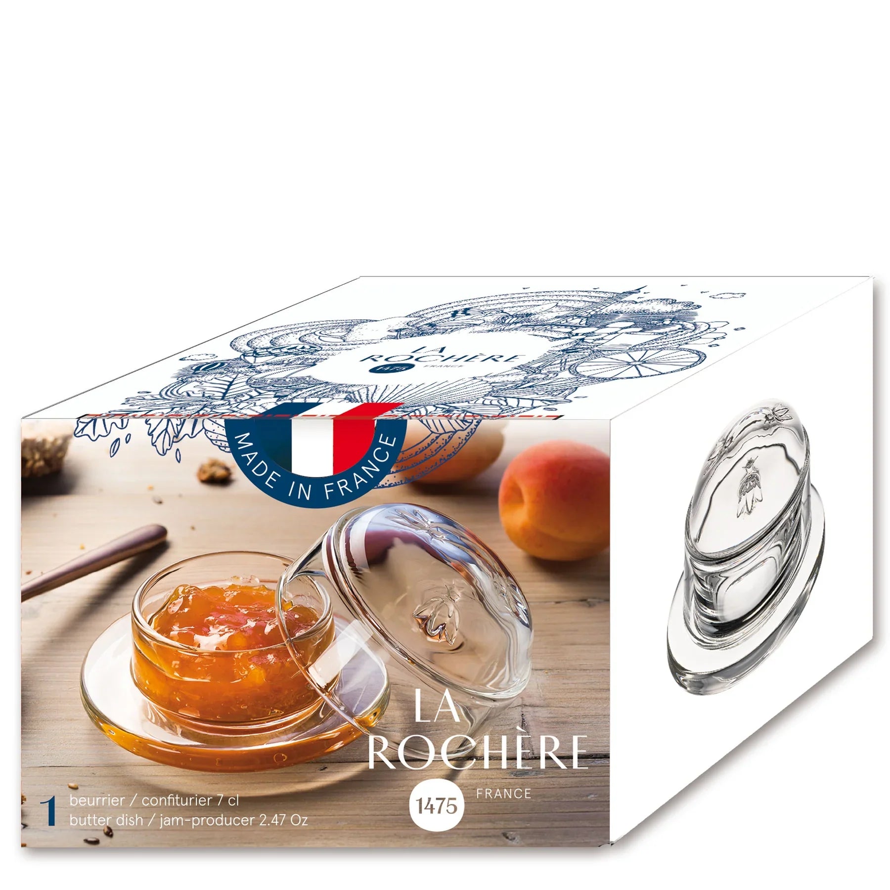 La Rochere - Bee Round Butter Dish