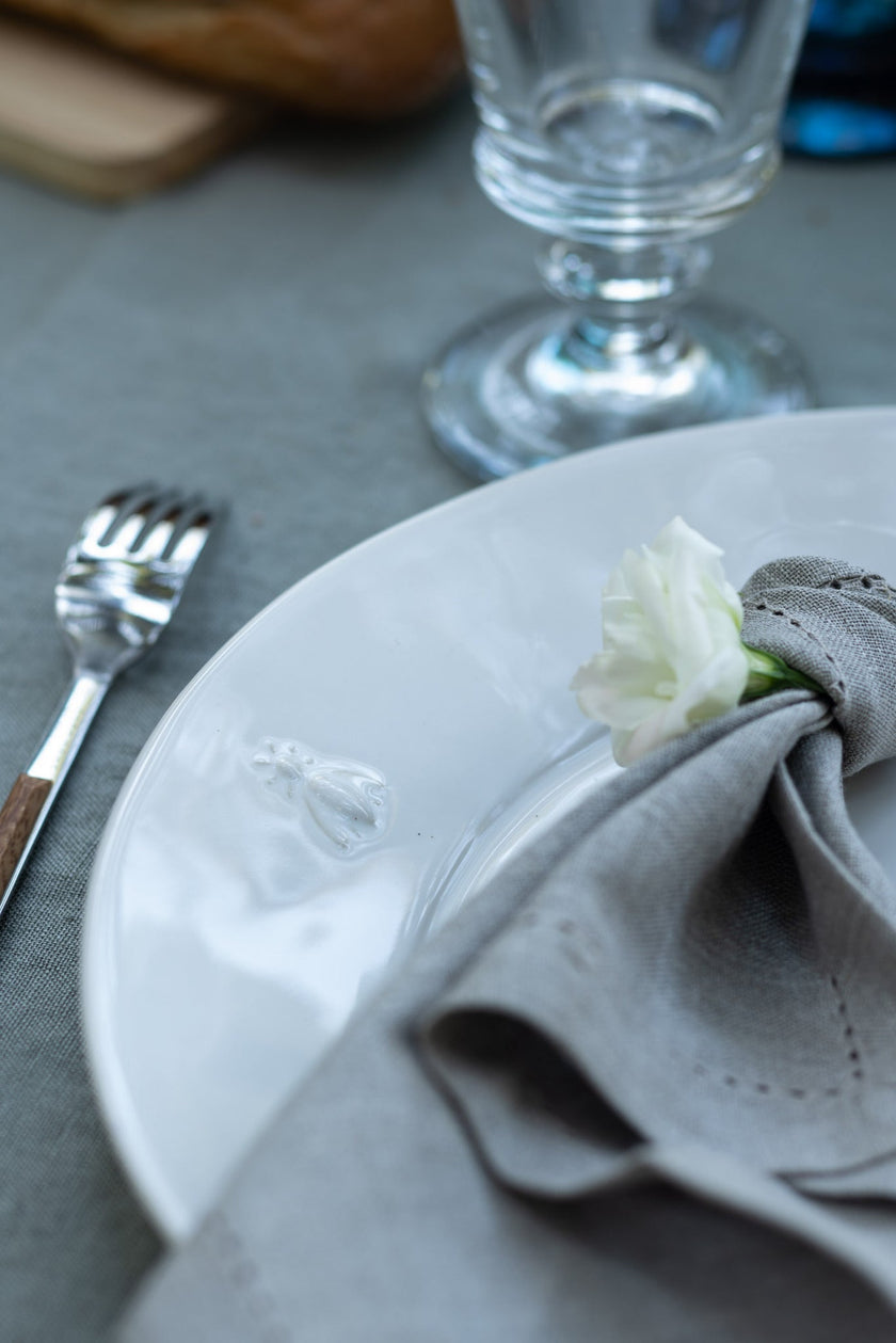 La Rochere - Assiette à salade/dessert Ecru