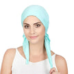 Ladies Arab  Baotou Solid Color Pullover Tail Hat
