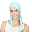 Ladies Arab  Baotou Solid Color Pullover Tail Hat