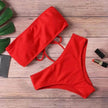 Women's Solid Color One-Piece Bikini Swimsuit – 6 Colors S–XL