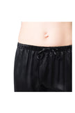 Women's Mulberry Silk Pajama Set Black
