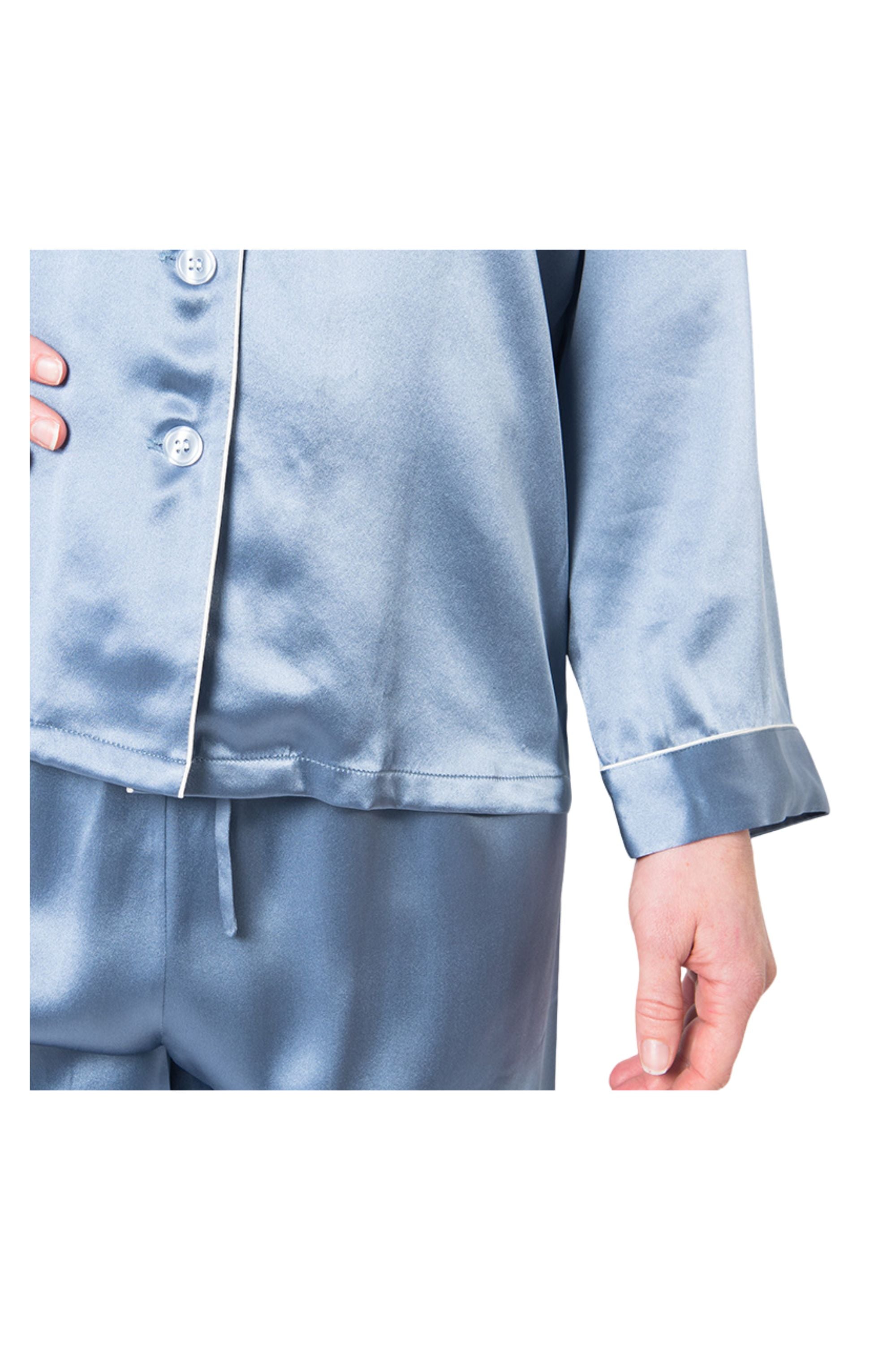 Women's  Mulberry Silk Pajama Set Twilight