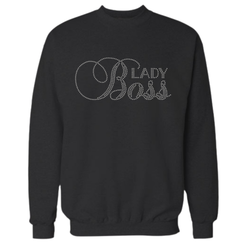 Boss Lady Rhinestone Shirt – Empowerment Sparkle Bling Tee | Blingdazzel