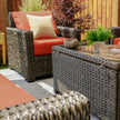 Laguna Point 4-Piece Wicker Outdoor Conversational Set