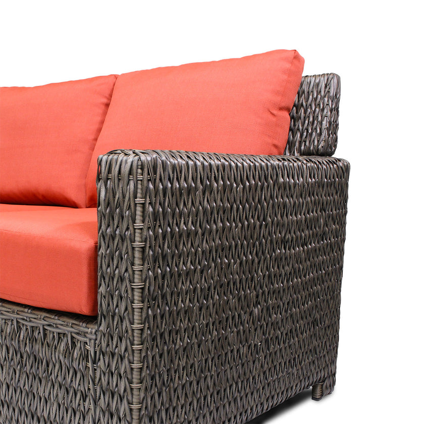 Laguna Point 4-Piece Wicker Outdoor Modular Conversational Set