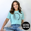 Lake Scene Personalized T-shirt | Lake Shirt | Custom Clothing
