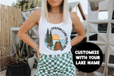 Lake Scene Personalized Women's Tank Top | Lake Clothing