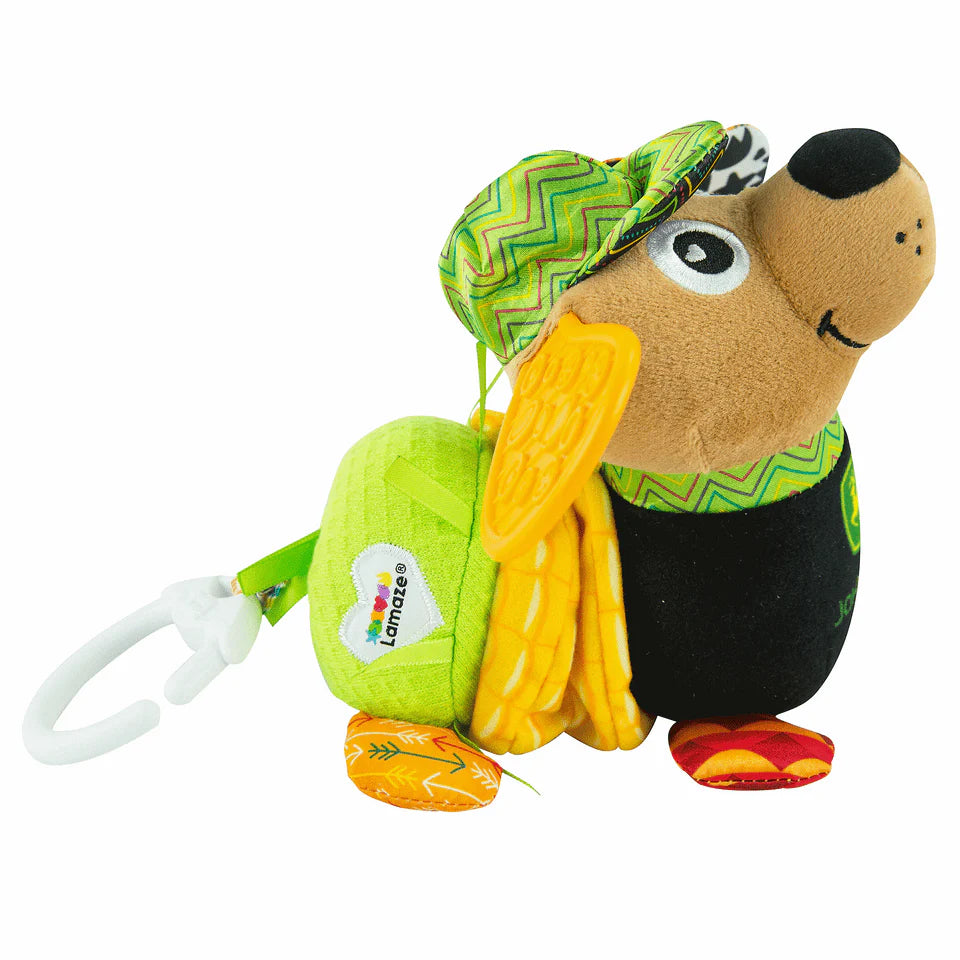 Lamaze - JOHN DEERE CORN E DOGG CLIP & GO