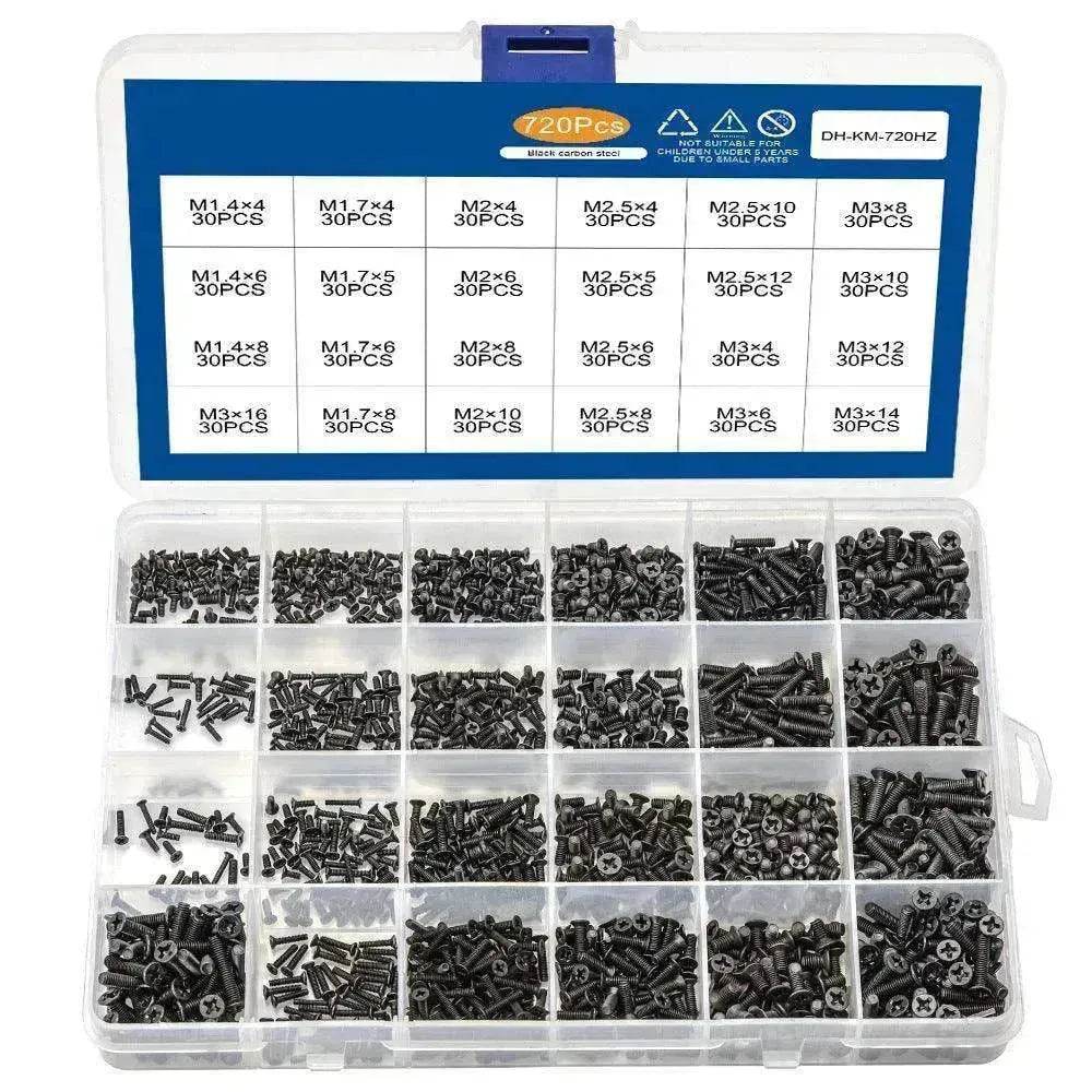 Laptop Screw Set 450/650/720PCS Flat Head Machine