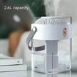 Large Capacity Double Spray Humidifier 26L Ambience Light Commercial Portable Water Replacement