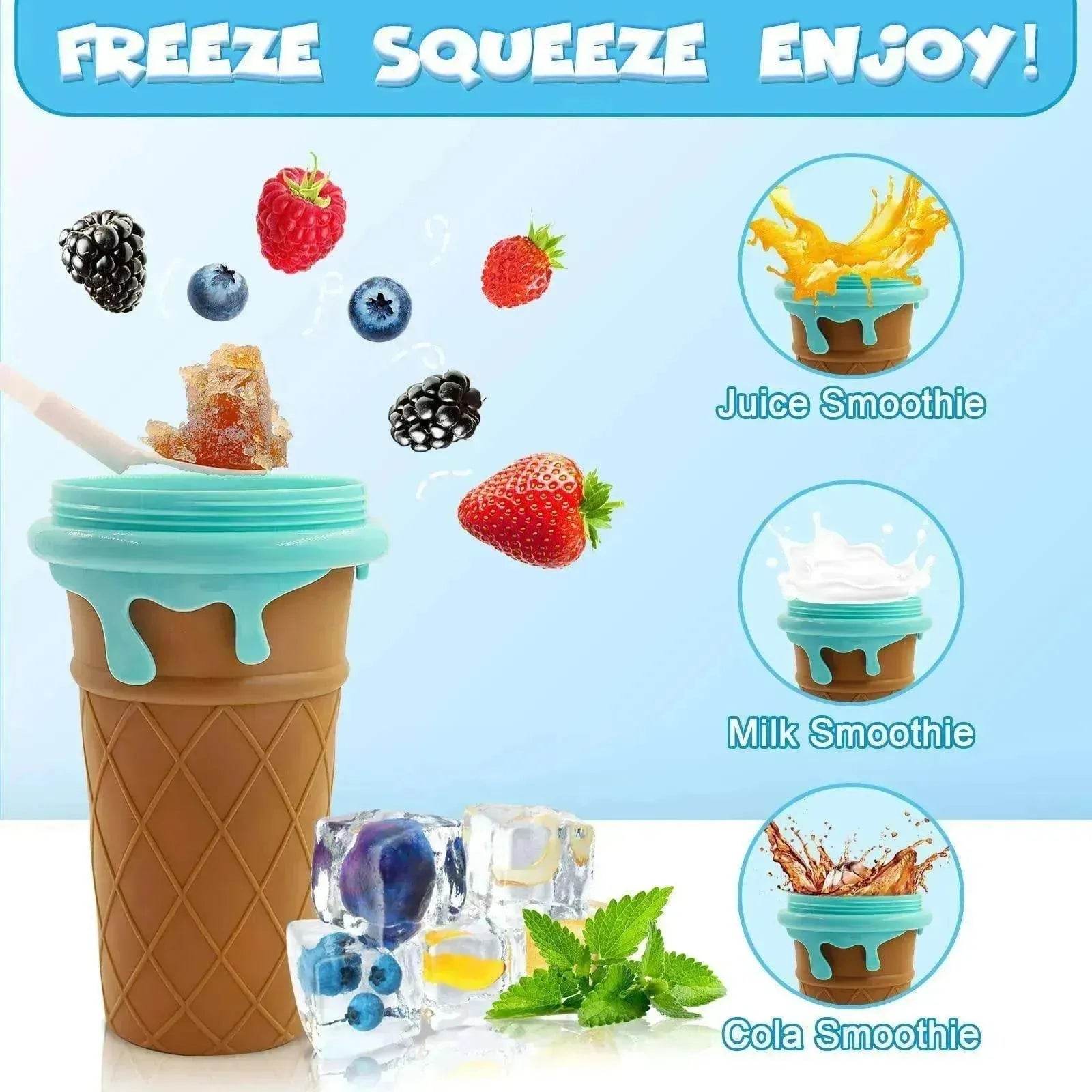 Large Capacity Slushy Cup - Homemade Juice & Smoothie Maker