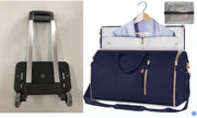Large Capacity Trolley Travel Bag, Portable Folding Fitness Bag