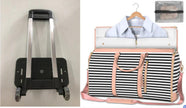 Large Capacity Trolley Travel Bag, Portable Folding Fitness Bag