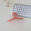 Large Jelly Minimalist Curve Bath Pan Hair Grabber