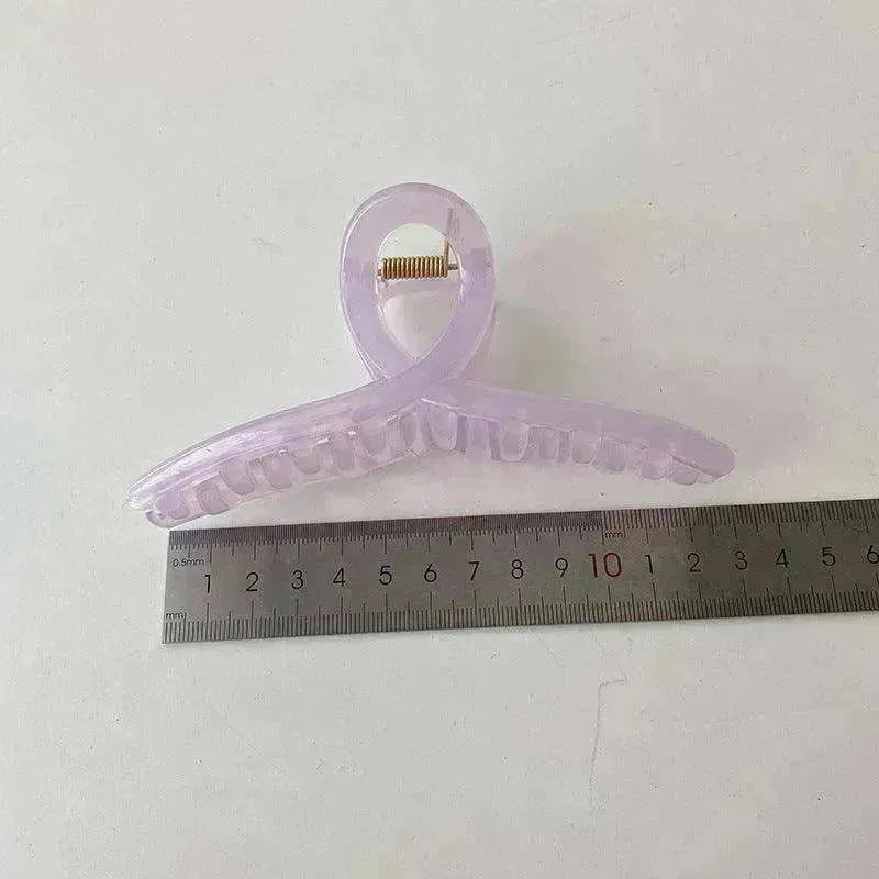 Large Jelly Minimalist Curve Bath Pan Hair Grabber