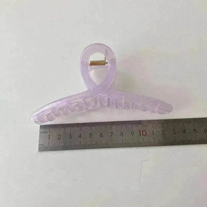 Large Jelly Minimalist Curve Bath Pan Hair Grabber