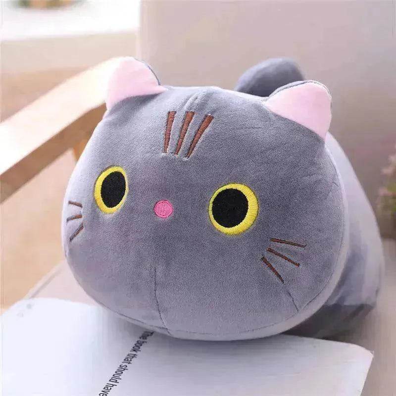 Large Size Cartoon Cat Plush Toys Stuffed Cloth Doll Long Animal Pillow Cushion