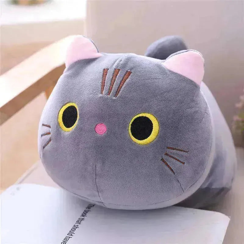 Large Size Cartoon Cat Plush Toys Stuffed Cloth Doll Long Animal Pillow Cushion