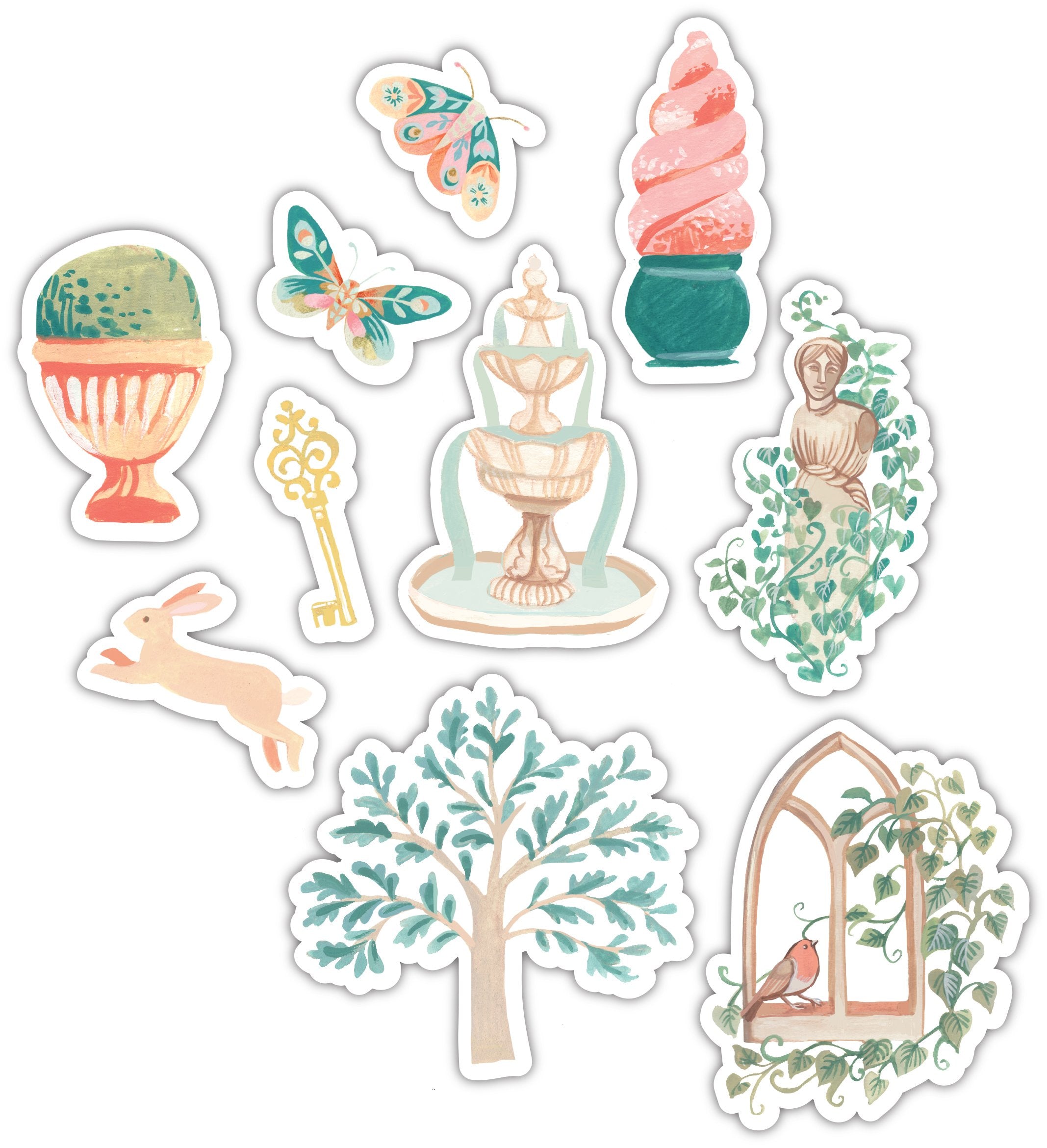 Secret Garden - Wood Shapes