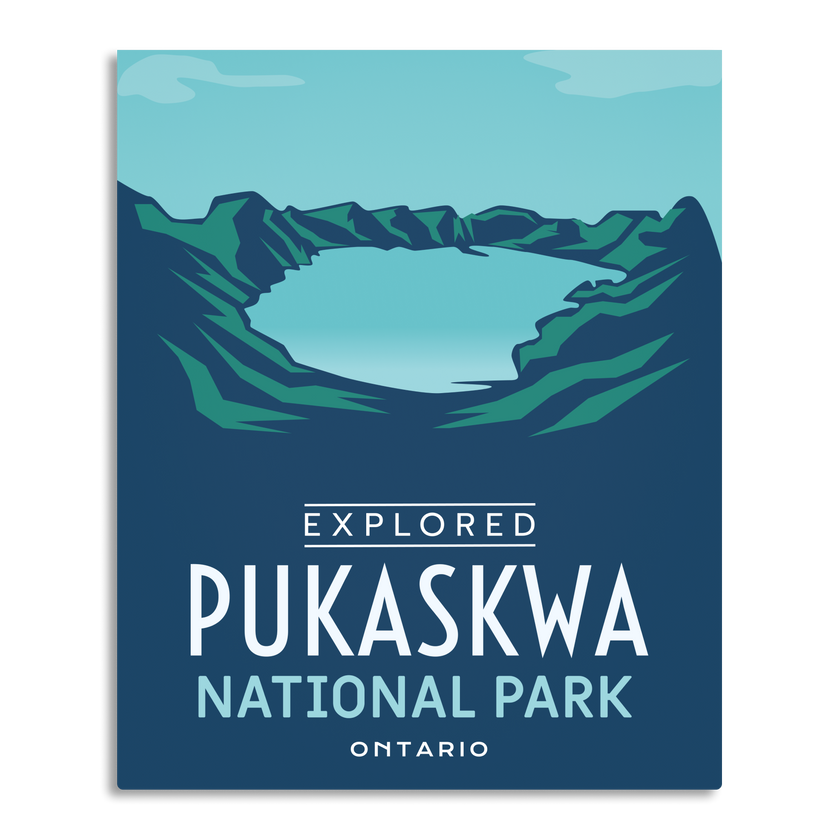Pukaskwa National Park 'Explored' Poster, Canada Parks