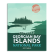 Georgian Bay Islands National Park 'Explored' Poster, Canada Parks