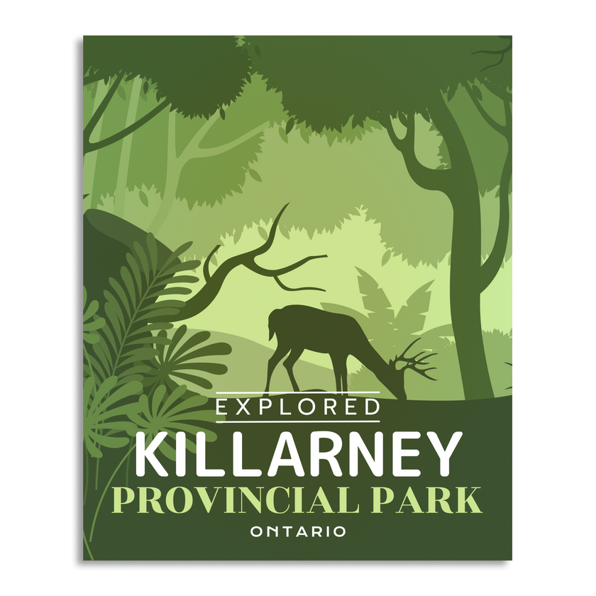 Killarney Provincial Park 'Explored' Poster, Canada Parks