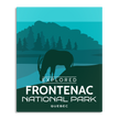 Frontenac National Park 'Explored' Poster, Canada Parks