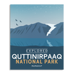 Quttinirpaaq National Park 'Explored' Poster, Canada Parks