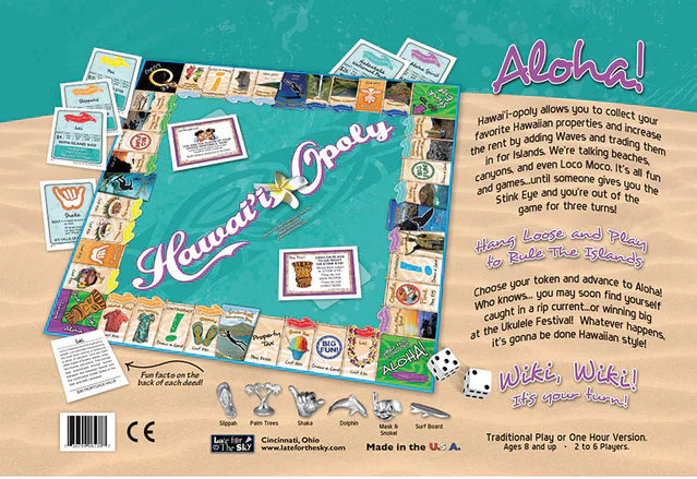 Late for the Sky - Usa - Hawaii-Opoly (State)