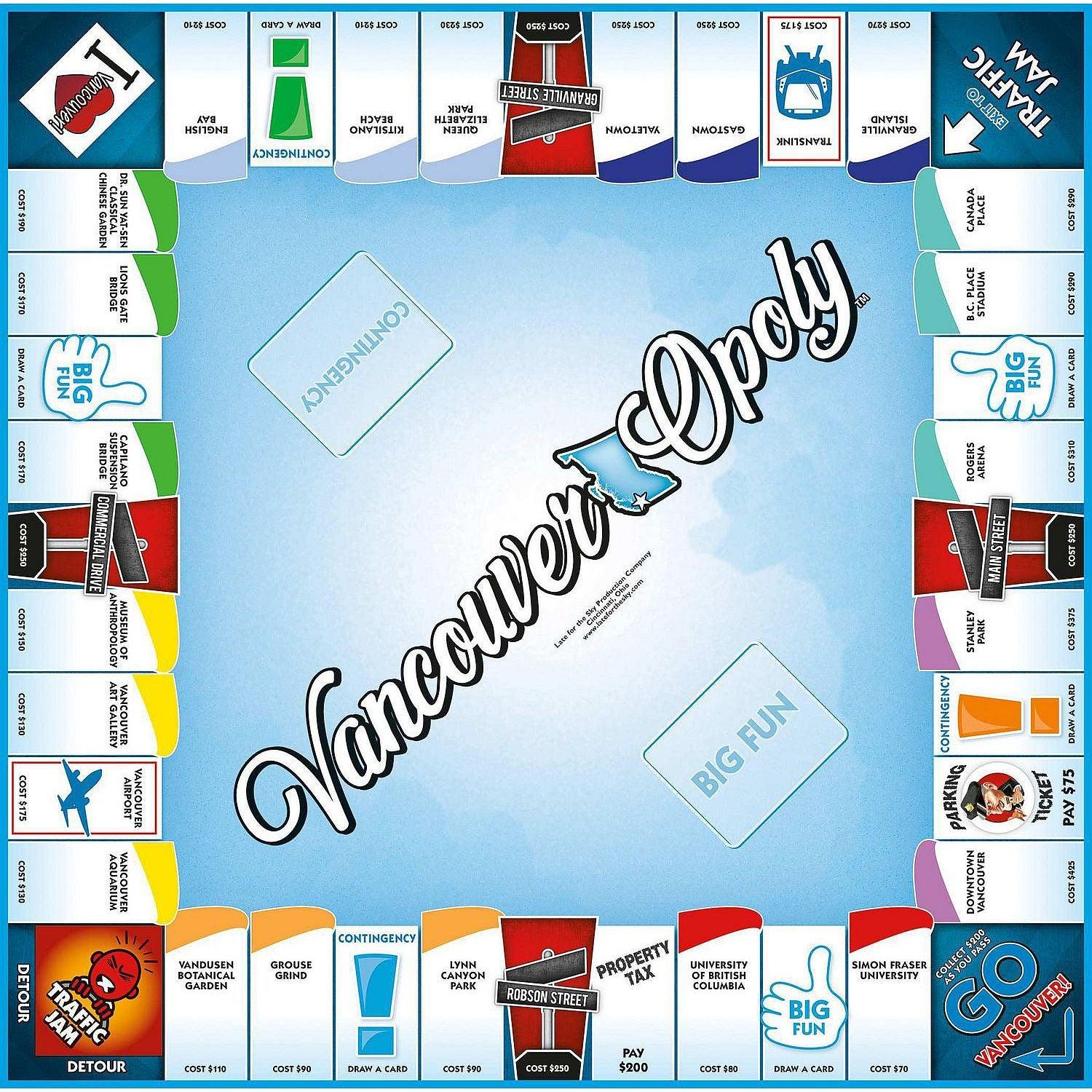 Late for the Sky - Vancouver - Opoly