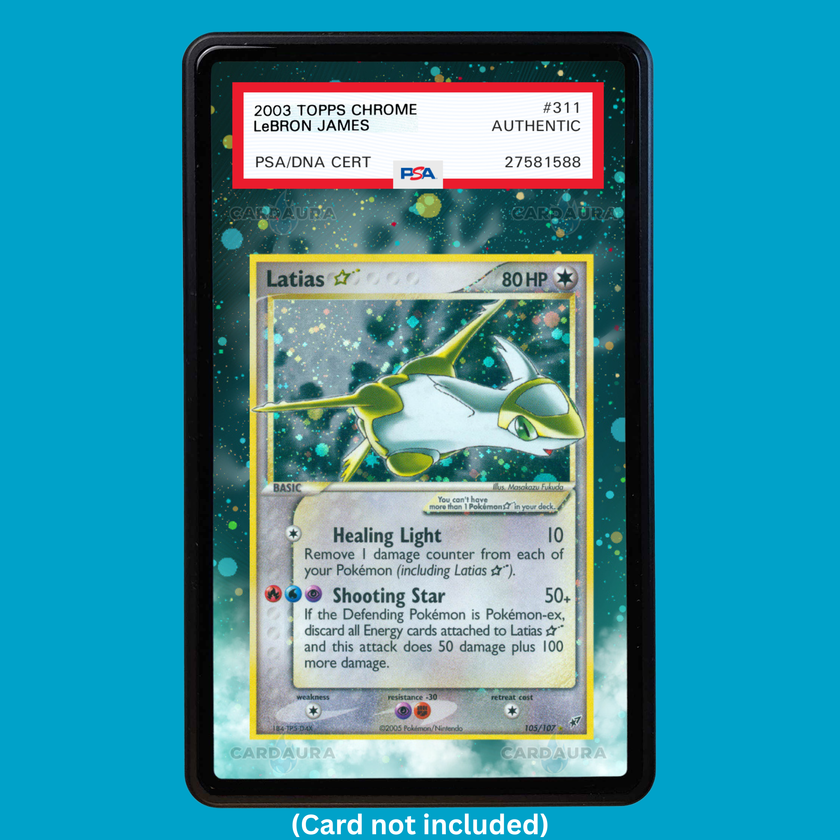 Latias Gold Star 105/107 (Graded) Display Case