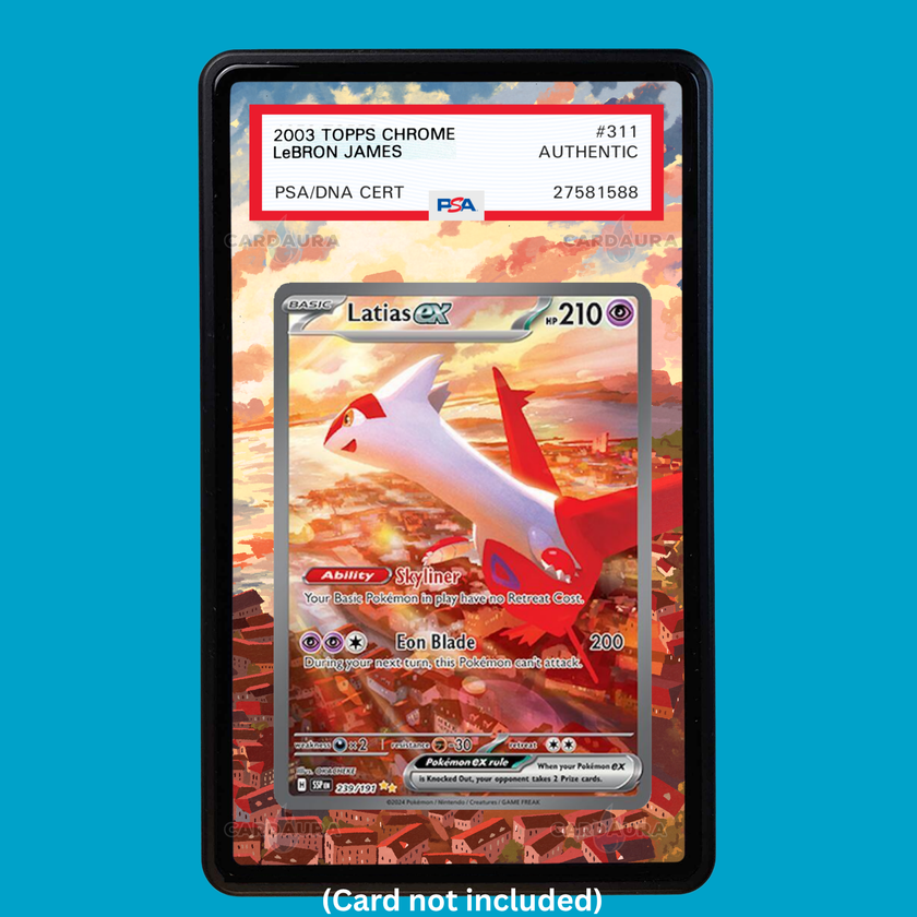 Latias EX 239/191 Surging Sparks (Graded) Display Case