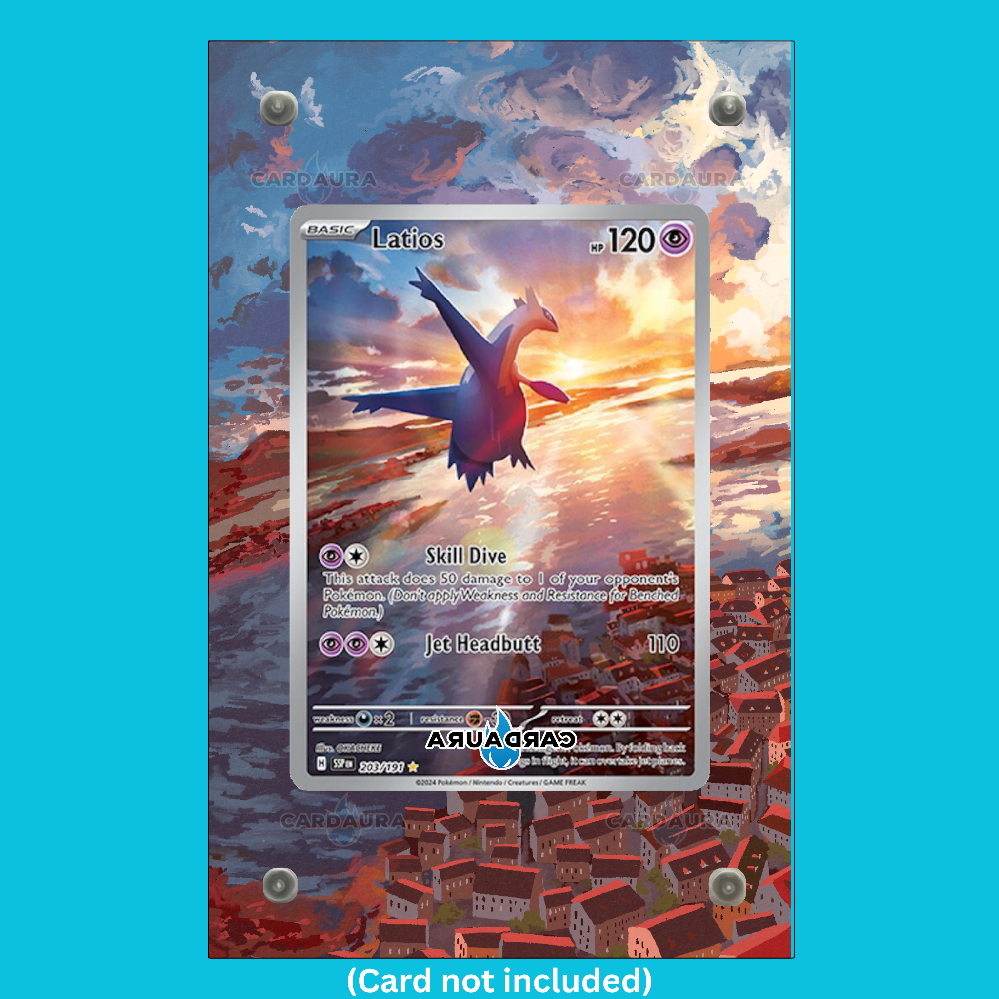 Latios 203/191 Surging Sparks (Ungraded) Display Case