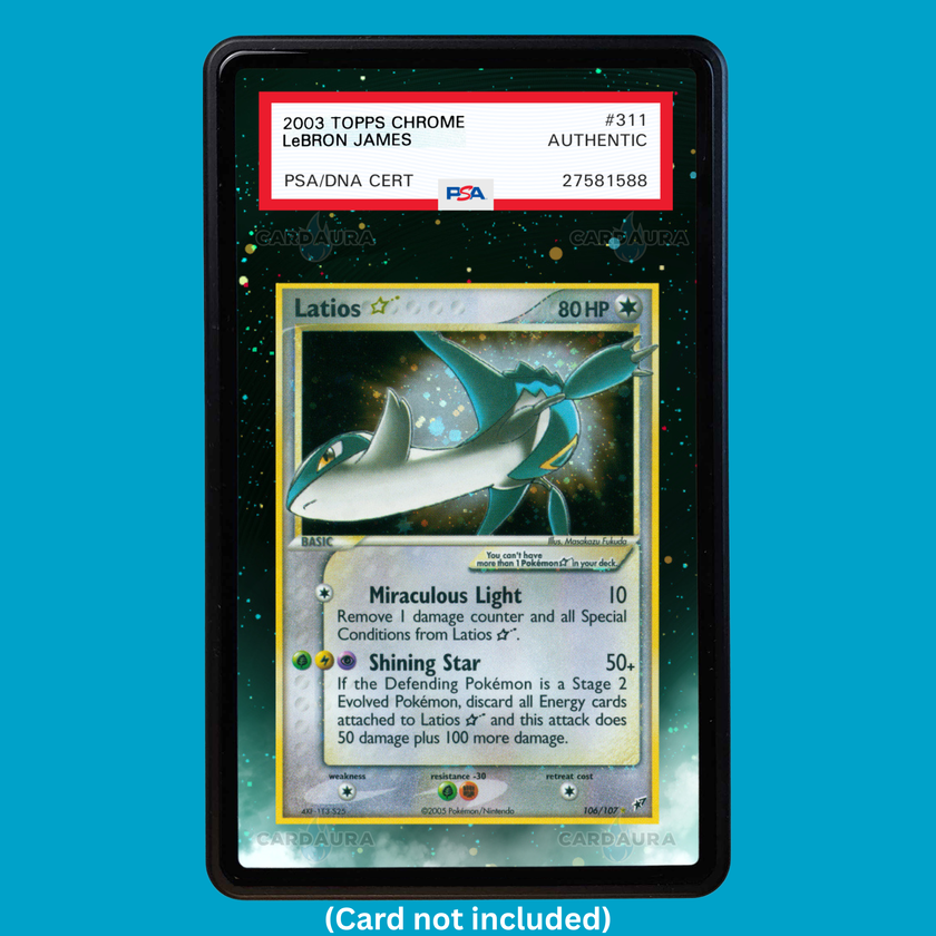 Latios Gold Star 106/107 (Graded) Display Case