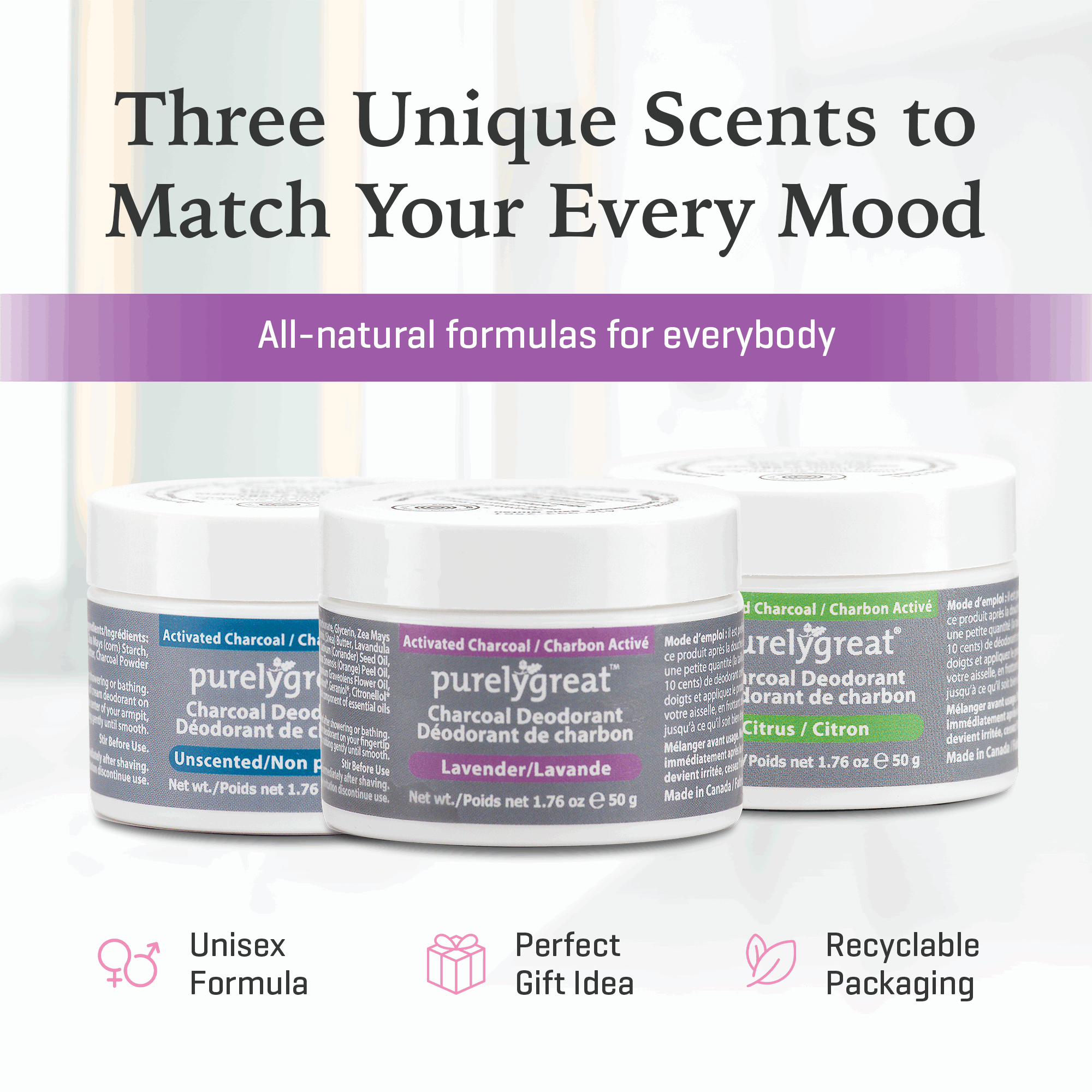 Lavender Charcoal Deodorant