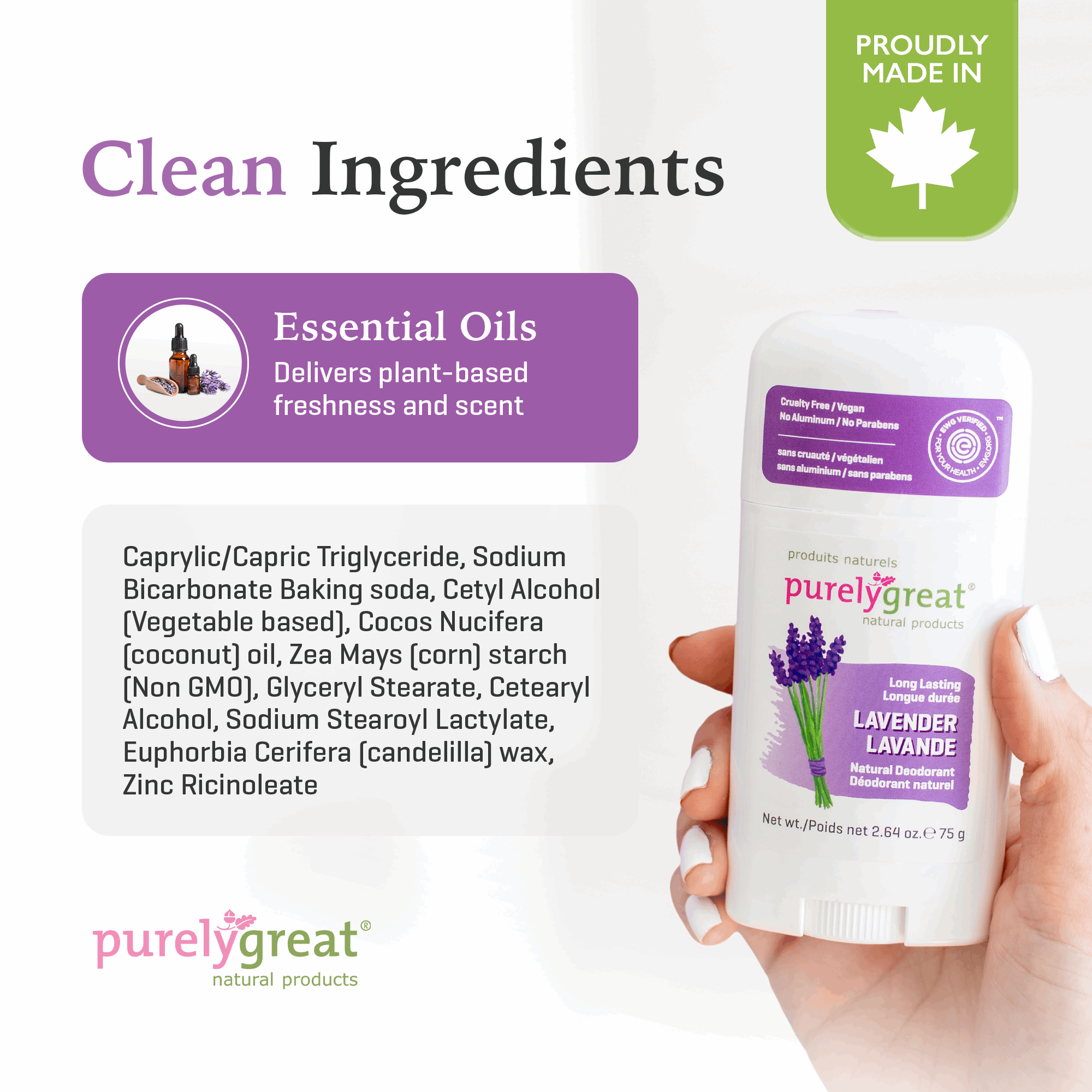 Lavender Stick Deodorant