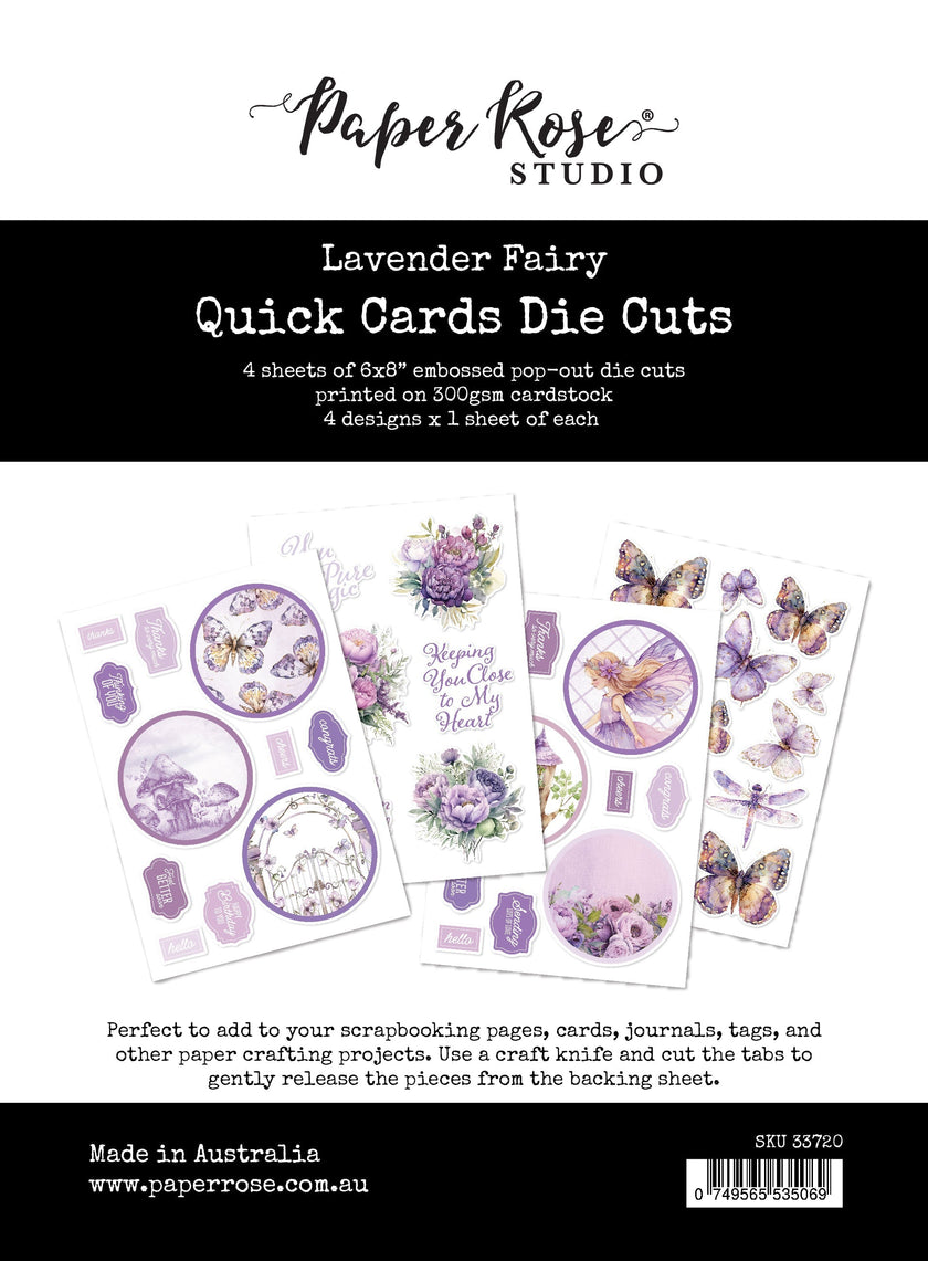 Lavender & Fairies 6x8