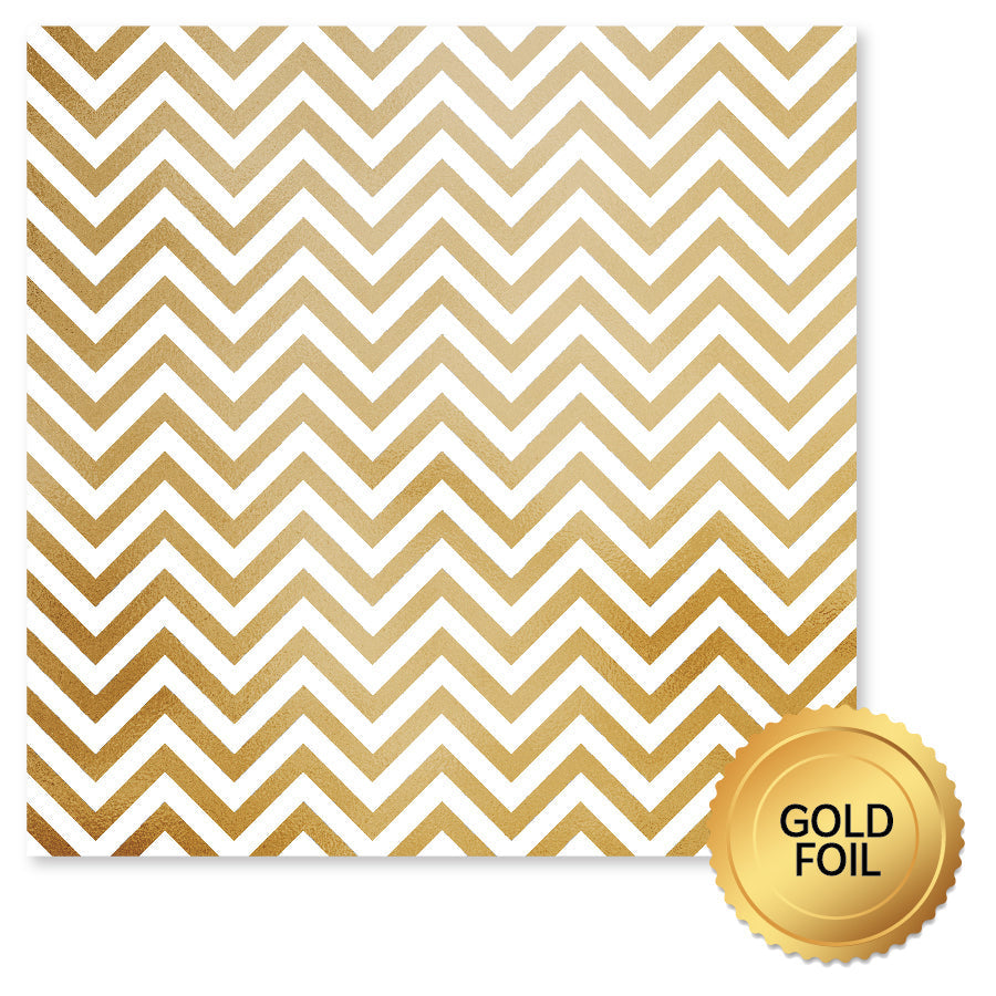Lavender & Roses Gold Foil F 12x12 Paper (6pc Bulk Pack) 32238