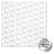 Lavender & Roses Silver Foil E 12x12 Paper (6pc Bulk Pack) 32259