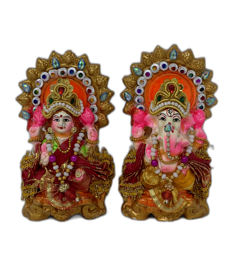 Laxmi Ganesh Statue Diwali Set