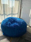 Lazy Sofa Bean Bag Chair Foam Cover