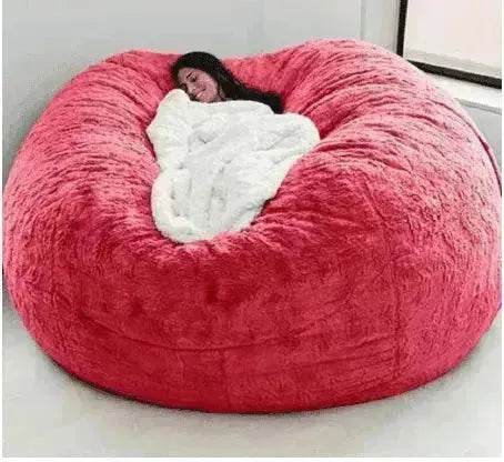 Lazy Sofa Bean Bag Chair Foam Cover