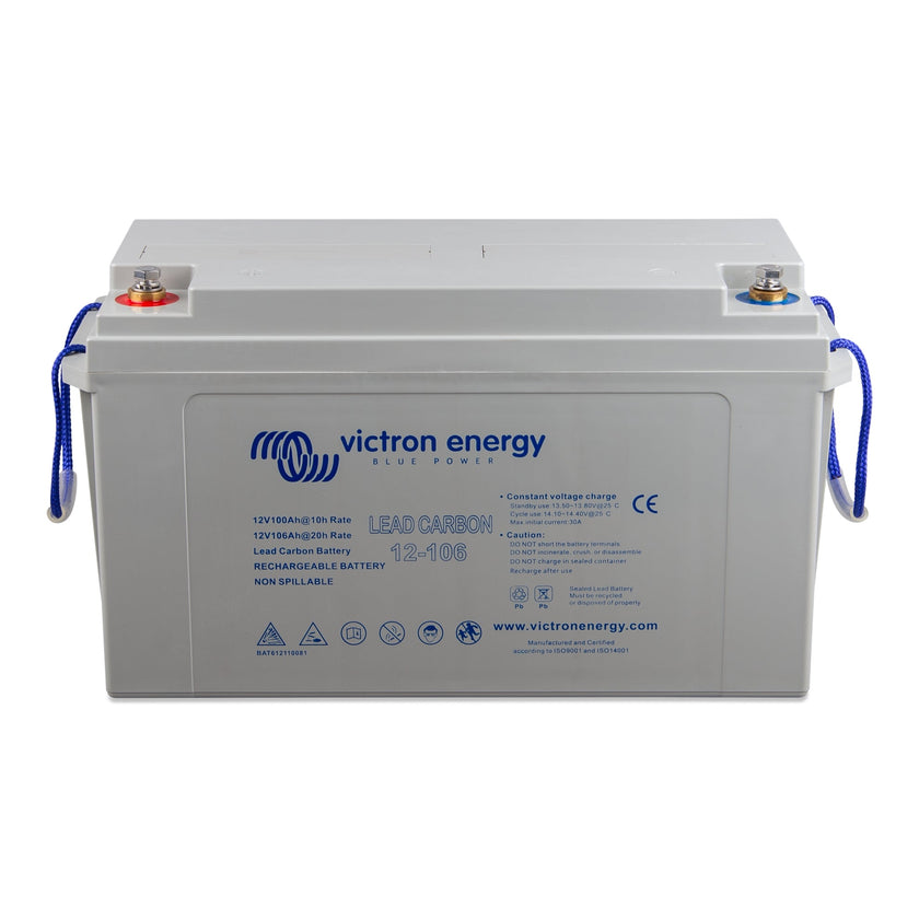 Victron Energy – 12V/106Ah Deep Cycle Lead Carbon Battery | BAT612110081