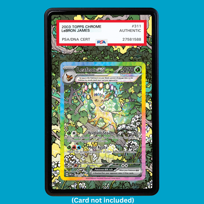 Leafeon ex 144/131 Prismatic Evolutions (Graded) Display Case