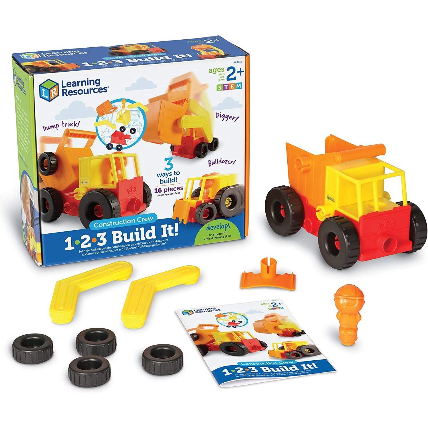 Learning Resources - 1-2-3 Build It! Construction Crew