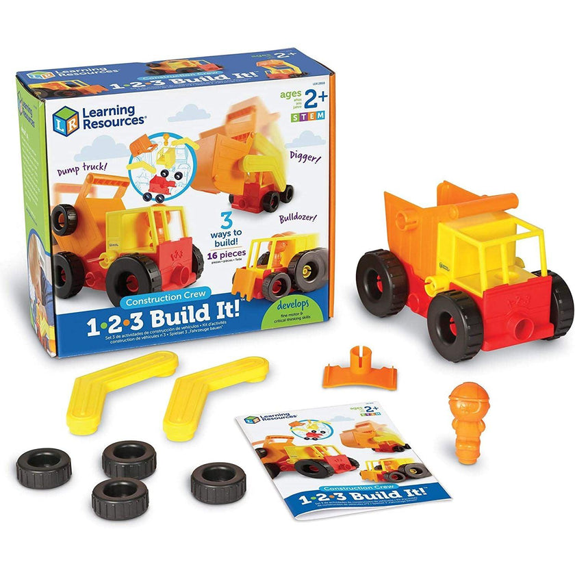 Learning Resources - 1-2-3 Build It! Construction Crew