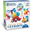 Learning Resources - 1-2-3 Build It! Rocket - Train - Copter