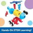 Learning Resources - 1-2-3 Build It! Rocket - Train - Copter